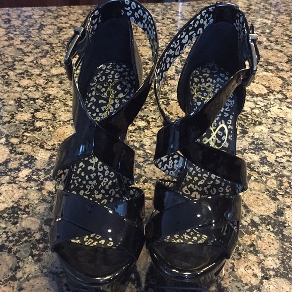 🔥😍Jessica Simpson Black Beauty Platform Shoe😍🔥 - Picture 2 of 7